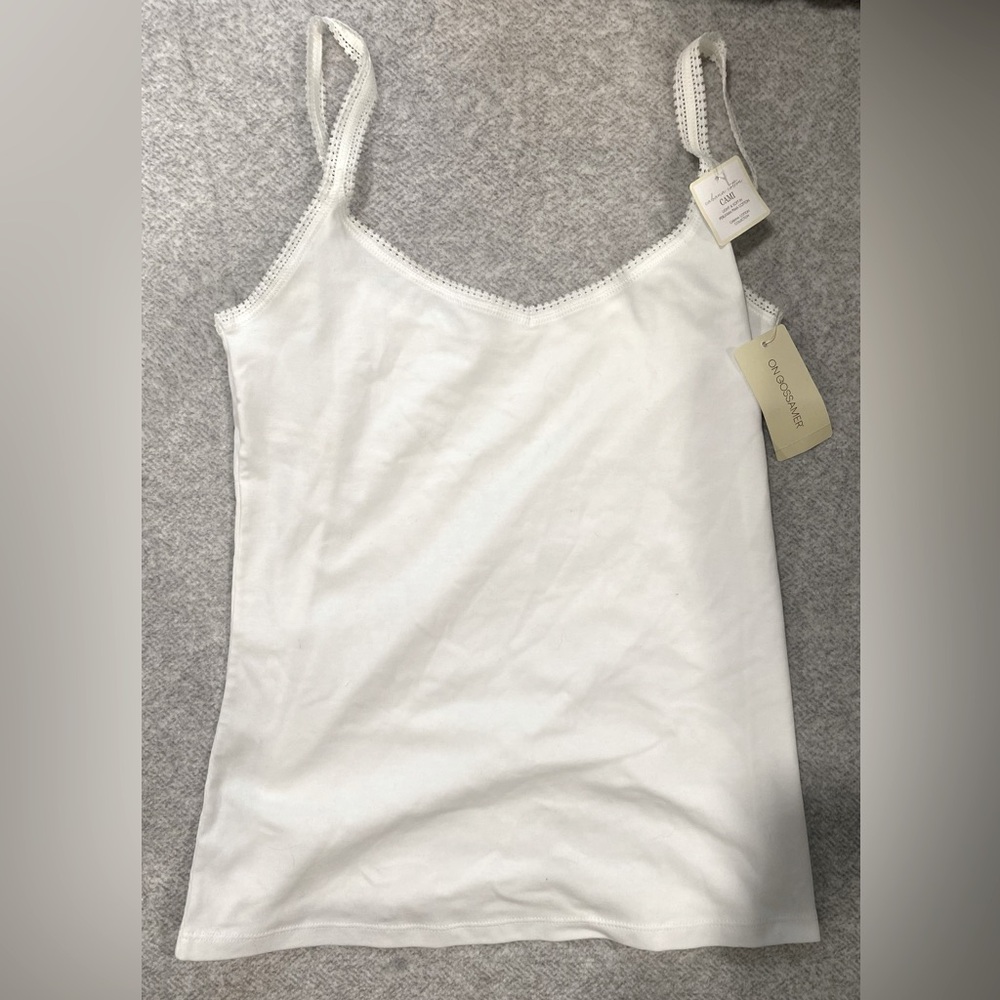 Women’s White Cotton Camisole